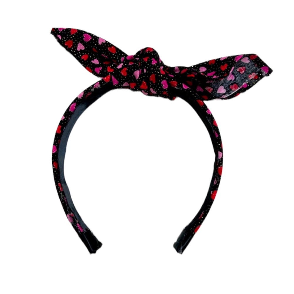 HANDMADE Heart Bow Tie Headband